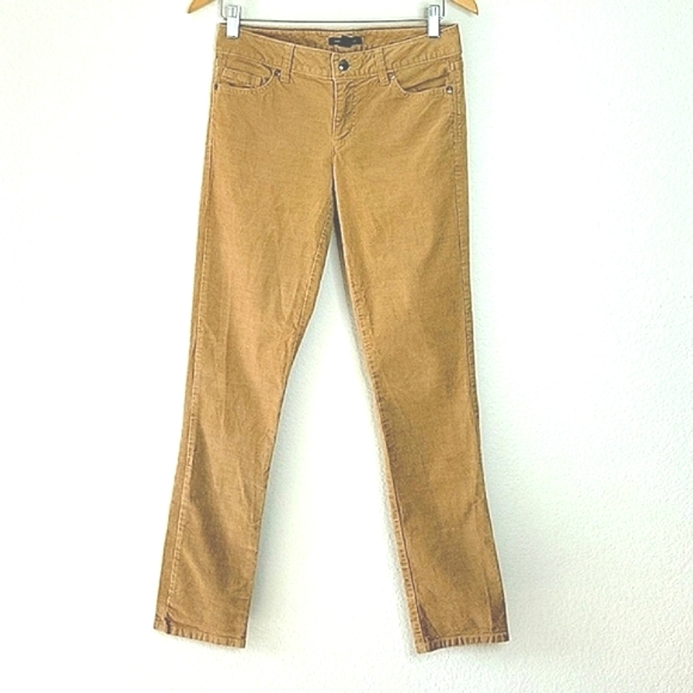 TOMMY HILFIGER Tan Corduroy Casual Women’s Pants size 0 Neutral Earth Tone